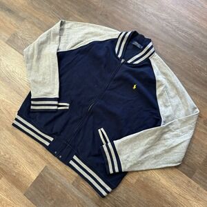 Polo Ralph Lauren Classic Varsity Bomber Style Jacket Sz XXL *READ* Preppy